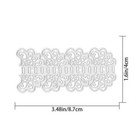 Ribbon Lace Border Edge Metal Craft Die Cut Cutting Paper Machine Cutters