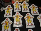Lot Of  10  Vintage Mcdonald s 1976 Ronald Mcdonald Plastic Glove Hand Puppets