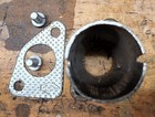 Genuine Onan 154   2540 Exhaust Adapter  flange Type  4 25    Long W gasket   Bolts 