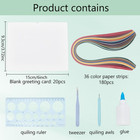 20 Sets Paper Quilling Kits For Beginners Diy Flowers Quilling Card