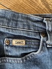 Vintage Lee Relaxed Fit Mid Rise Denim Shorts Blue Cut Offs Petite 6  5-pocket