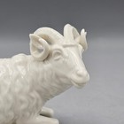 Vintage Nymphenburg Porcelain White Figure Of A Ram