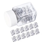 50 Pieces Aluminum Adjustable Metal Cuffs Dreadlocks Beads Braiding Hair Deco   