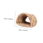 Hand Woven Pet Tunnel For Ferrets And Mice  Two Openings