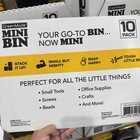 New     10 Pack Greenmade Mini Bins With Lids Stackable Storage Bins Organizing