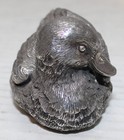 Alessandro Magrino Italy Sterling Silver Over Resin Duck Figurine 3 25  As Is