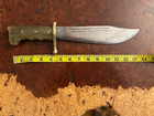 Wwii  V44 Collins  18  Us Military Combat Bowie Knife Rare Green Bone Hilt