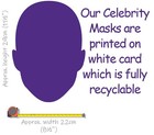 Kim Fields  smile  Celebrity Mask  Flat Card Face  Fancy Dress Mask