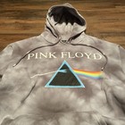 Pink Floyd Dark Side Of The Moon Tie-dye Hoodie - Size Medium - Gray purple