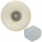 G Loose Unstitched Floppy Final Polishing Mop 6  X 0 5  1 Row With Compound 250