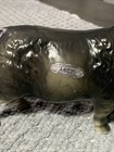 Vintage Lefton Angus Bull Cattle Cow Steer Farm Animal Figurine Read     