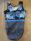 Gk Elite Adult Medium Am Handstand Week Gymnastics Leotard Floral Anchor