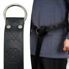 Medieval Leather Ring Belt Renaissance Costume Viking Knight Cosplay