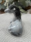Fenton Gray Slag Horse Foal Pony  With Frit Mane Tail And Hoof     Hp   Rare 