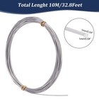 Benecreat 32 8ft 18 Gauge Square Aluminum Wire  Metal Craft Wire Aluminum    