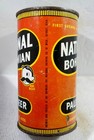 National Bohemian 2 Face Detroit Michigan Flat Top Beer Can