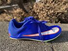 Men s Nike Zoom Rival Sprint Track Spikes Shoes Blue White Dc8753-401 Sz 13