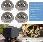 4pcs Mining Ore Car Small Track Mine Cart Wheel Cast Iron 7 1 4 Diameter For Lg