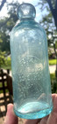 Nice Aqua Hutch Soda Bottle Hayes   Sullivan Chicago  Il 1890 s Era Clean L  k