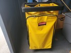 Rubbermaid Commercial Traditional Janitorial 3-shelf Cleaning Cart  Wheeled With
