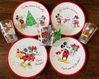 Pottery Barn Christmas Mickey Mouse Disney Dinner Set Plate Cup Holiday Party