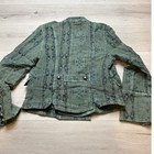 Free People Military Jacket Steel Blue Size Small New With Tags