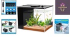 Elegant 1 Gallon Betta Fish Tank With Led Light   Self-cleaning Filter Kit