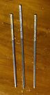Vintage Lot Of Oriental Folding Fan  3 Metal Chopsticks   Decorative Mirror
