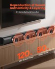Vevor Sound Bar For Smart Tv 2 1 Channel Bluetooth Tv Soundbar With Subwoofer