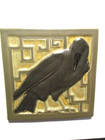 Rookwood Whitman Rook 6x5 Tile Faience-hand Painted Right Face