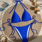 Women s Sexy Triangle Push Up Bikini Brazilian Swimwear Side String Bathing Suit