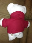 Dan Dee Christmas Snowflake 2007 Plush Teddy Bear White Red Hoodie Jacket 21 