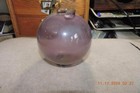Antique Purple Lavender Amethyst Clear Glass Lightning Rod Weathervane Ball