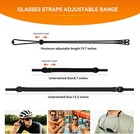 4x Adjustable Sunglasses Neck Cord Strap Eyeglass Glasses String Lanyard Holder