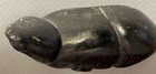 Vintage Inuit Carved Soapstone Seal  Signed  5 1 4  Long