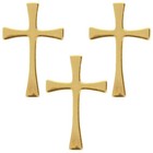 Gold Cross Pin  Cross Lapel Pins  Christian Pins - Set Of 3