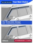 Out-channel Window Rain Guards Fit For 2024 2025 2026 Hyundai Santa Fe  Extra Du