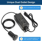 Dual Outlet Garbage Disposal Air Switch Ul Listed Sink Top 3 58    Extra Black