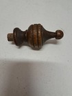 Antique Oak Turned Wood Finial Salvage Restoration Reclaimed 