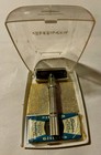Vintage 1960 s Gillette Slim Adjustable Safety Razor With Case - Near Mint