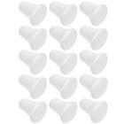 15pcs White Foam Bells Diy Crafting Ornament Reusable For Kids School Projects