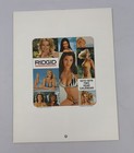 Vtg 1975-1976 The Ridgid Tool Company 2-year Pin-up Calendar W org Envelope