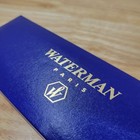 Waterman Laureat Ii Blue Marble Rollerball Pen Vintage France Gold Trim Boxed