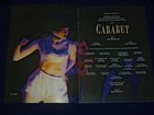 1999 Cabaret Official Program - 16 Pages - Great Photos - J 423
