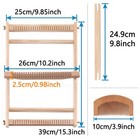 Wooden Weaving Loom Kit For And Adults  Tapestry Loom 15 2x9 85 In