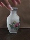 Vintage Chinese Hand Painted Peacock And Flowers Porcelain Vase