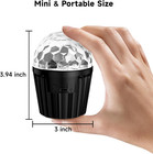 Portable Mini Disco Ball Light For Party  Rgb Dj Strobe Light With Remote Con   