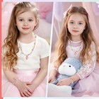Jewelry Set For Girls  Cute Unicorn Bead Necklace  Unicorn Jewelry For Little