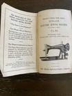 Singer Electric Sewing Machine 15-91 Instruction Booklet  1941 Edition 