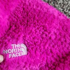 The North Face Girls Pink Fleece Jacket Full Zip Logo Solid Size M 10 12